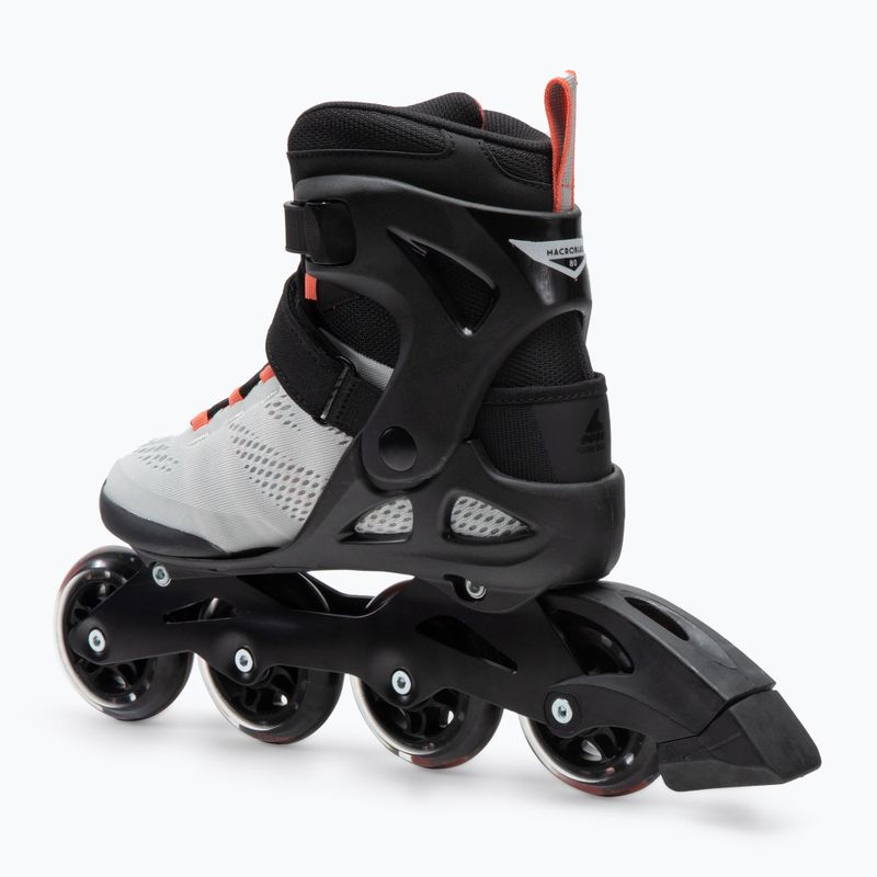 Damen Rollerblade Macroblade 80 grau-orange 07100700 R50 Rollschuhe 3