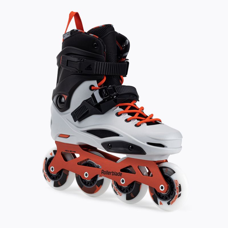 Rollerblade RB Pro X Herren Rollschuhe grau-rot 07101600 U94