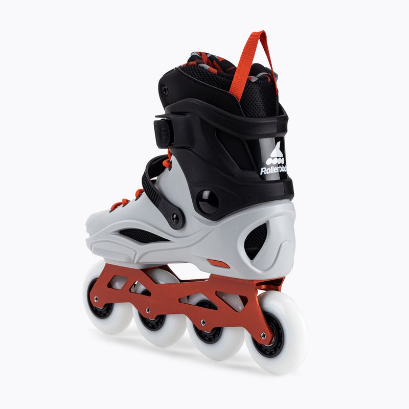 Rollerblade RB Pro X Herren Rollschuhe grau-rot 07101600 U94 3