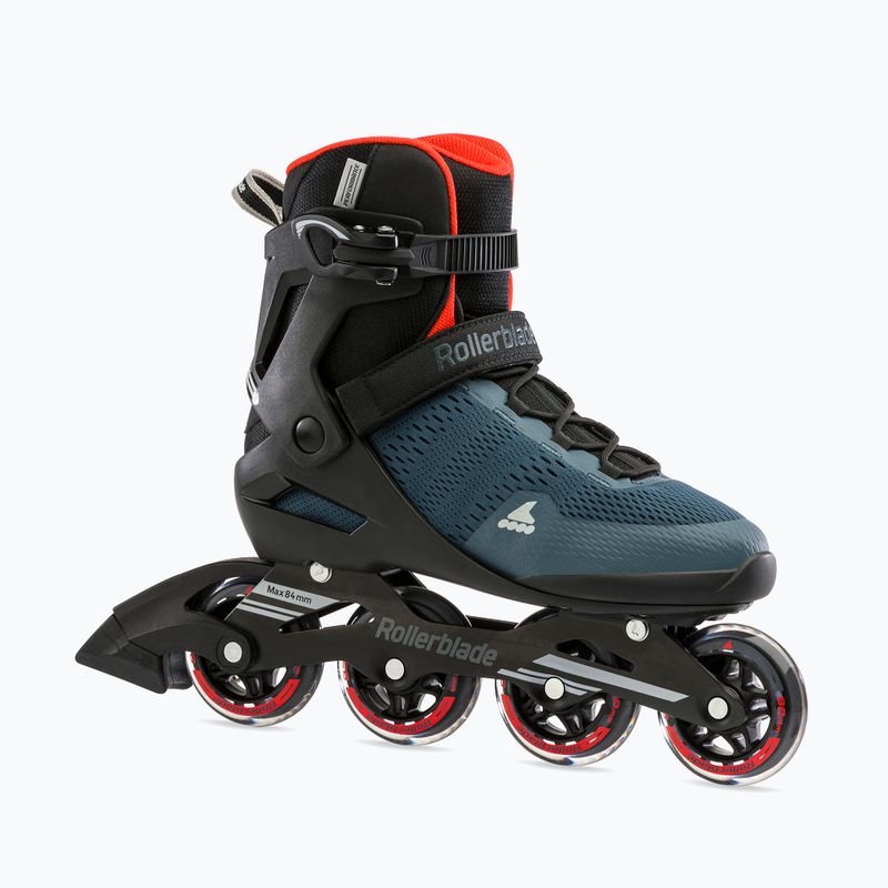 Herren-Inlineskates Rollerblade Sirio 80 orion blue/spicy orange 4