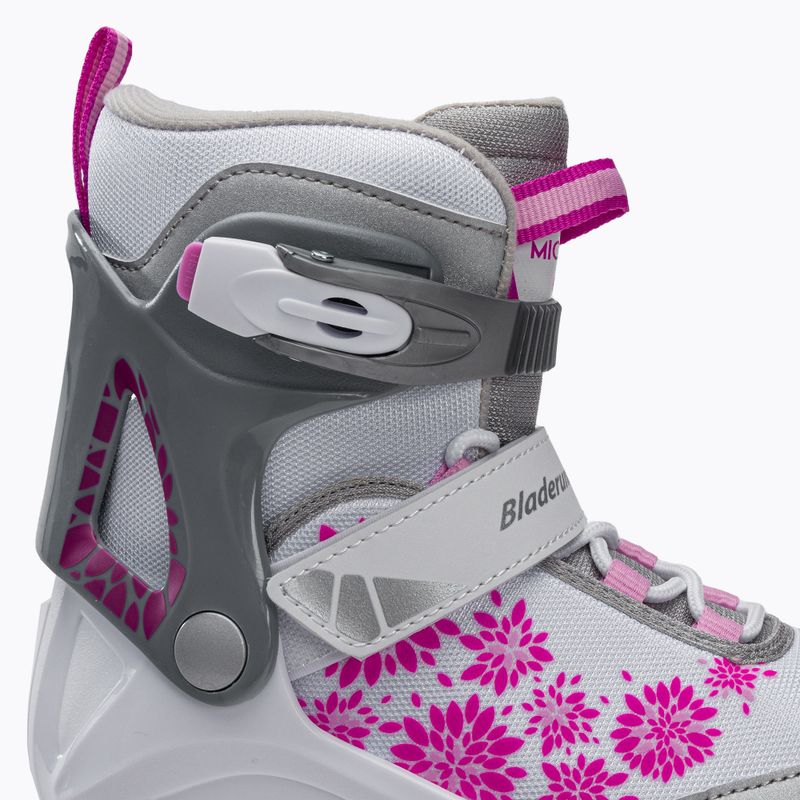 Schlittschuhe Bladerunner Micro Ice G weiß-rosa 6