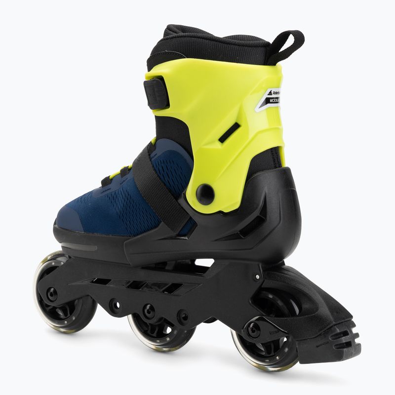 Kinder-Inlineskates Rollerblade Microblade 3WD Jr blue royal/lime 3