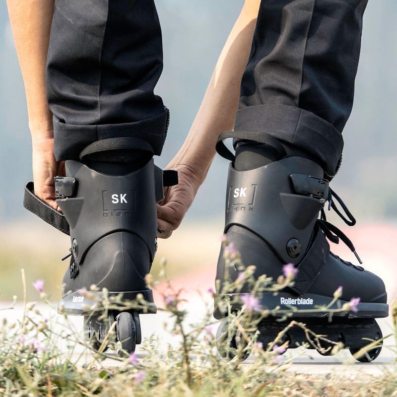Rollerblade Blank SK Herren Rollerskates schwarz 07222600100 16
