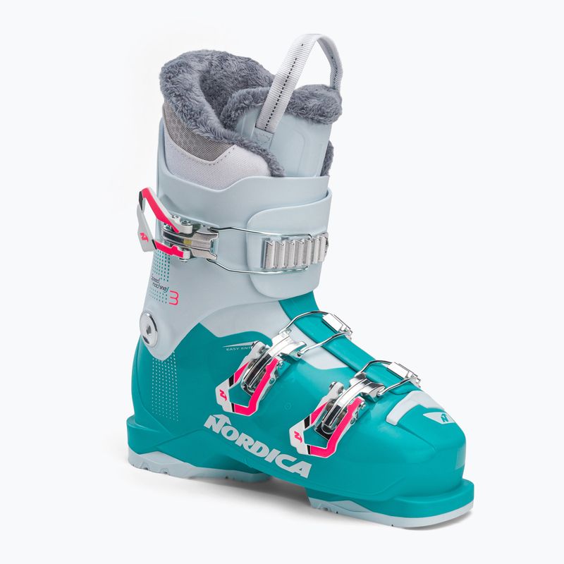 Skischuhe Kinder Nordica Speedmachine J3 blauweiß 58713L4