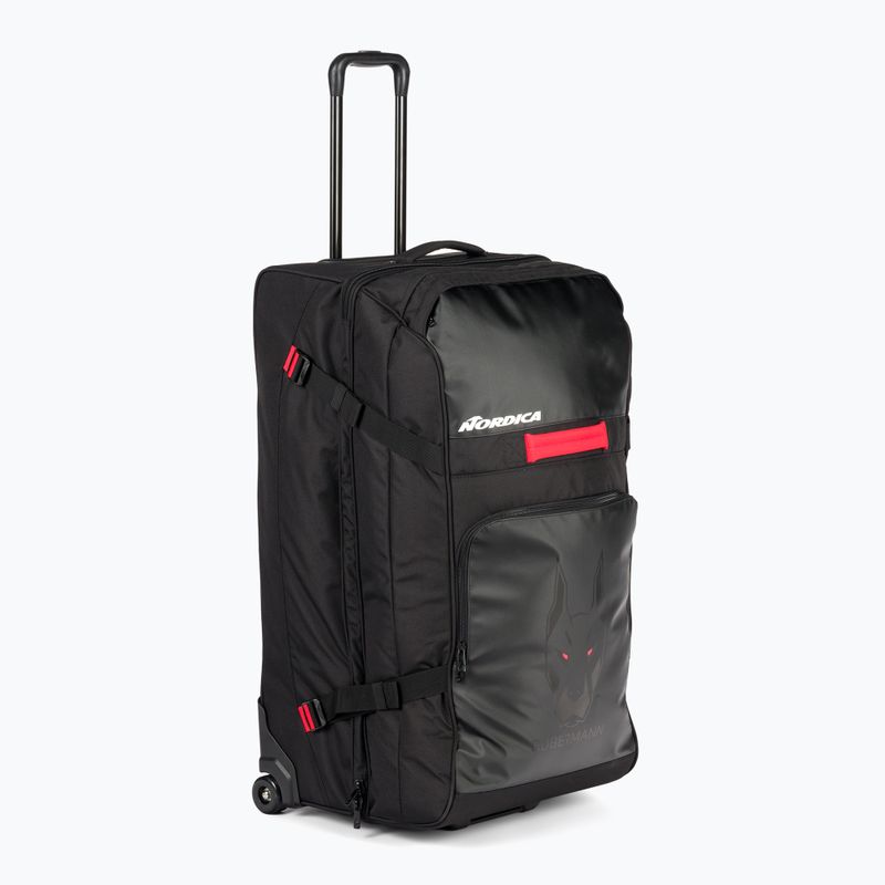 Reisetasche Nordica Race XL Duffle Roller Doberman schwarz-rot N3431741 2