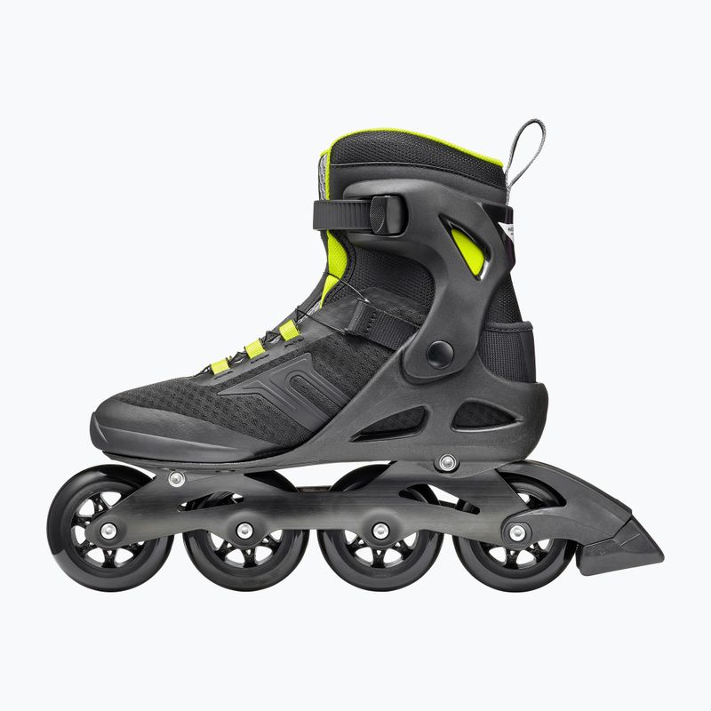 Herren Rollerblade Macroblade 84 BOA Rollerskates schwarz/grün 07370600 10