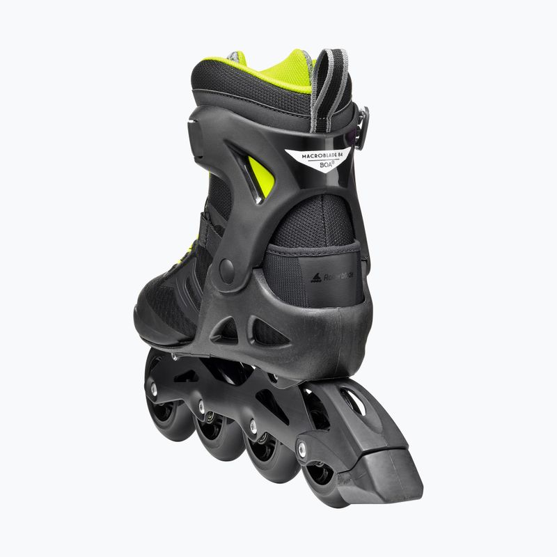 Herren Rollerblade Macroblade 84 BOA Rollerskates schwarz/grün 07370600 11