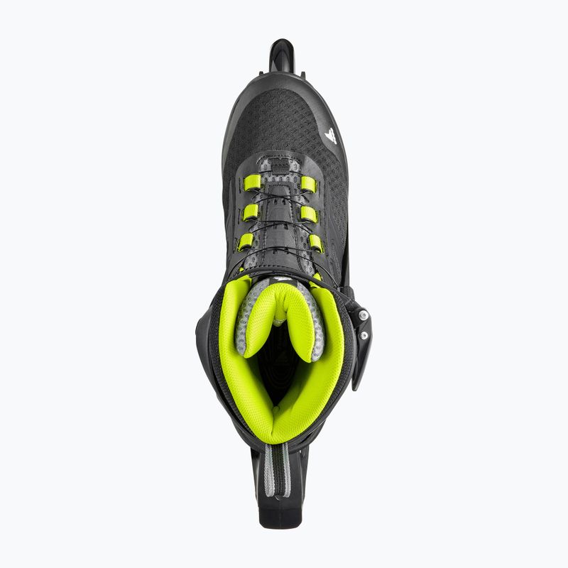 Herren Rollerblade Macroblade 84 BOA Rollerskates schwarz/grün 07370600 12