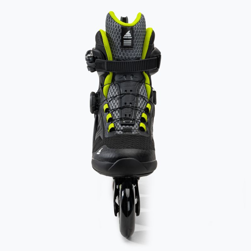 Herren Rollerblade Macroblade 84 BOA Rollerskates schwarz/grün 07370600 4
