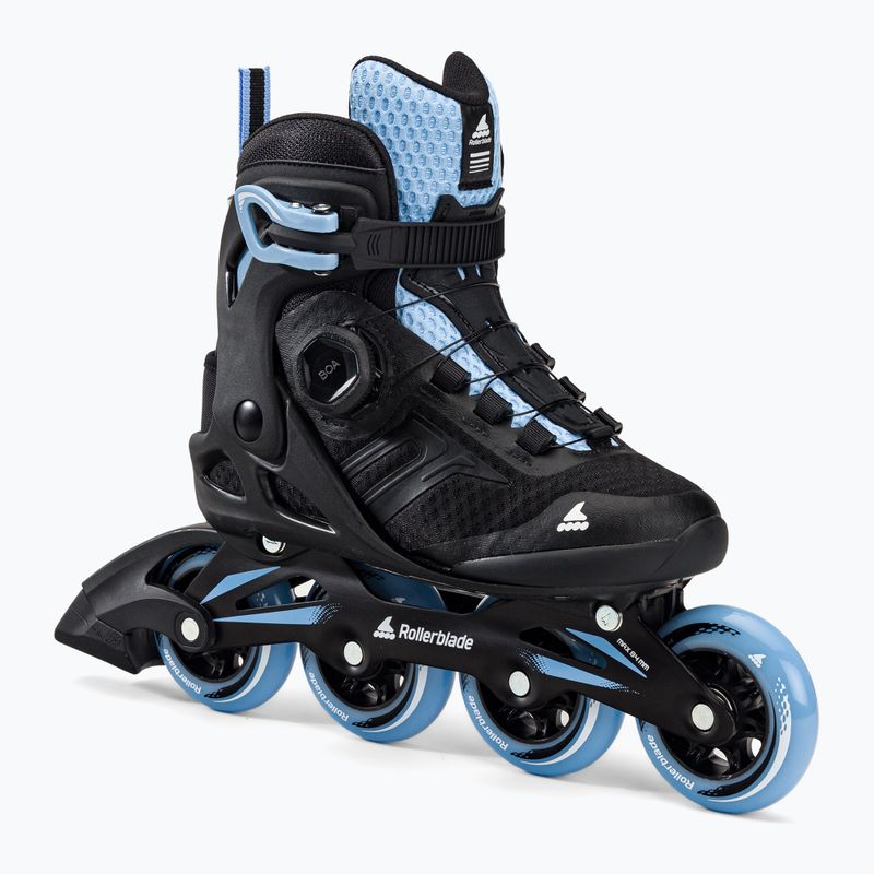 Damen Rollerblade Macroblade 84 BOA schwarz-blau Rollschuhe 07370700092
