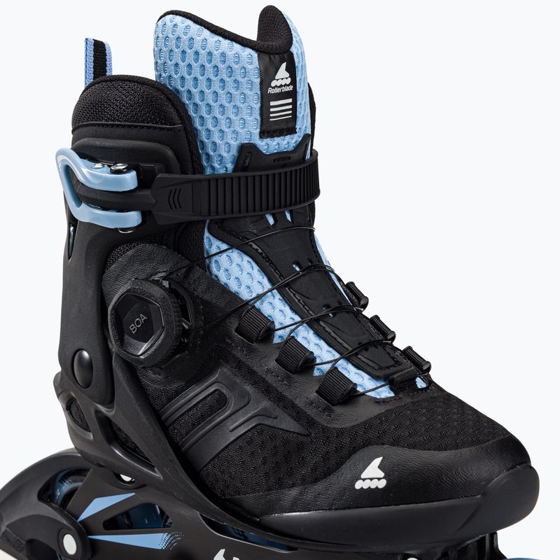 Damen Rollerblade Macroblade 84 BOA schwarz-blau Rollschuhe 07370700092 5