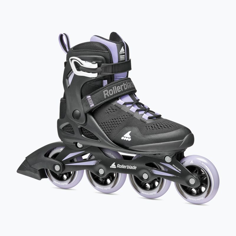 Rollerblade Macroblade 84 Damen Rollerskates schwarz und lila 07370900 8