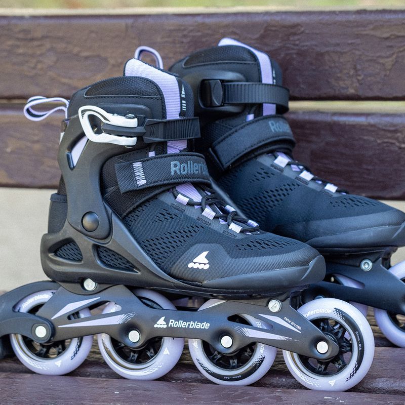 Rollerblade Macroblade 84 Damen Rollerskates schwarz und lila 07370900 13