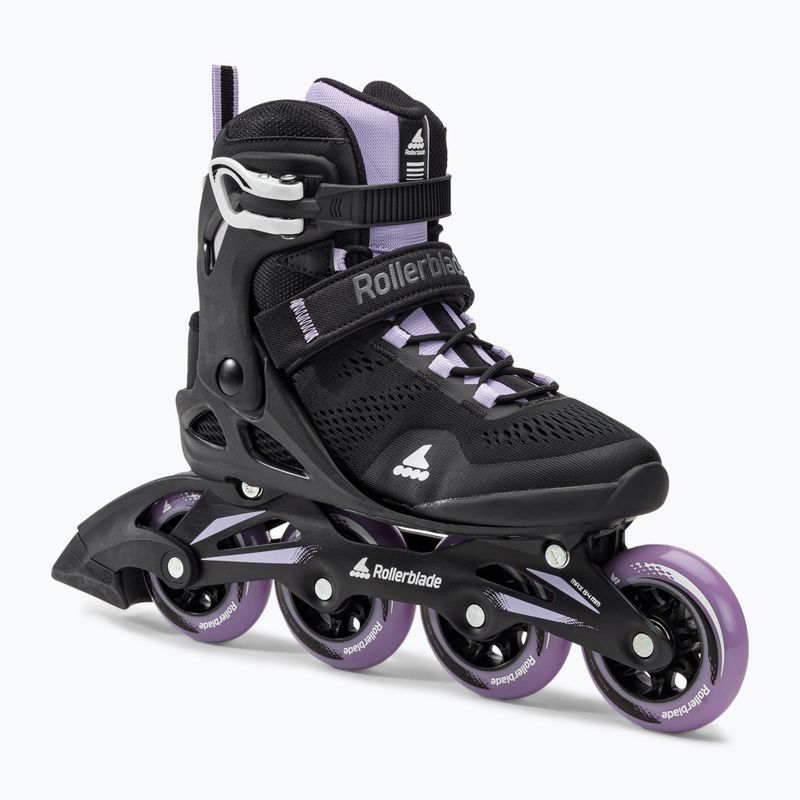 Rollerblade Macroblade 84 Damen Rollerskates schwarz und lila 07370900
