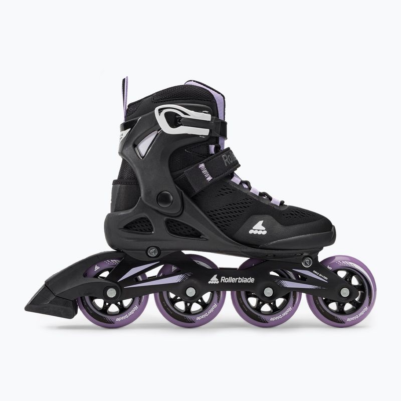 Rollerblade Macroblade 84 Damen Rollerskates schwarz und lila 07370900 2