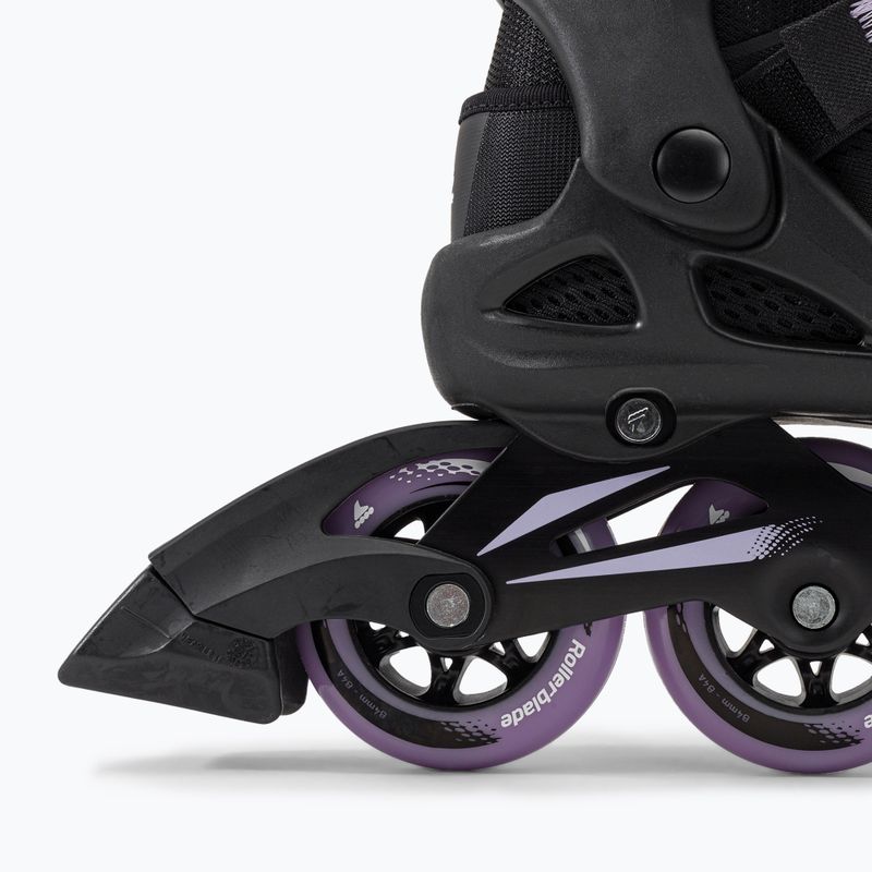 Rollerblade Macroblade 84 Damen Rollerskates schwarz und lila 07370900 7