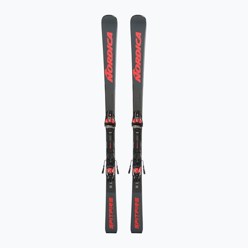 Nordica Spitfire DC 68 Pro FDT + XCELL12 FDT grau/rot Abfahrtsski