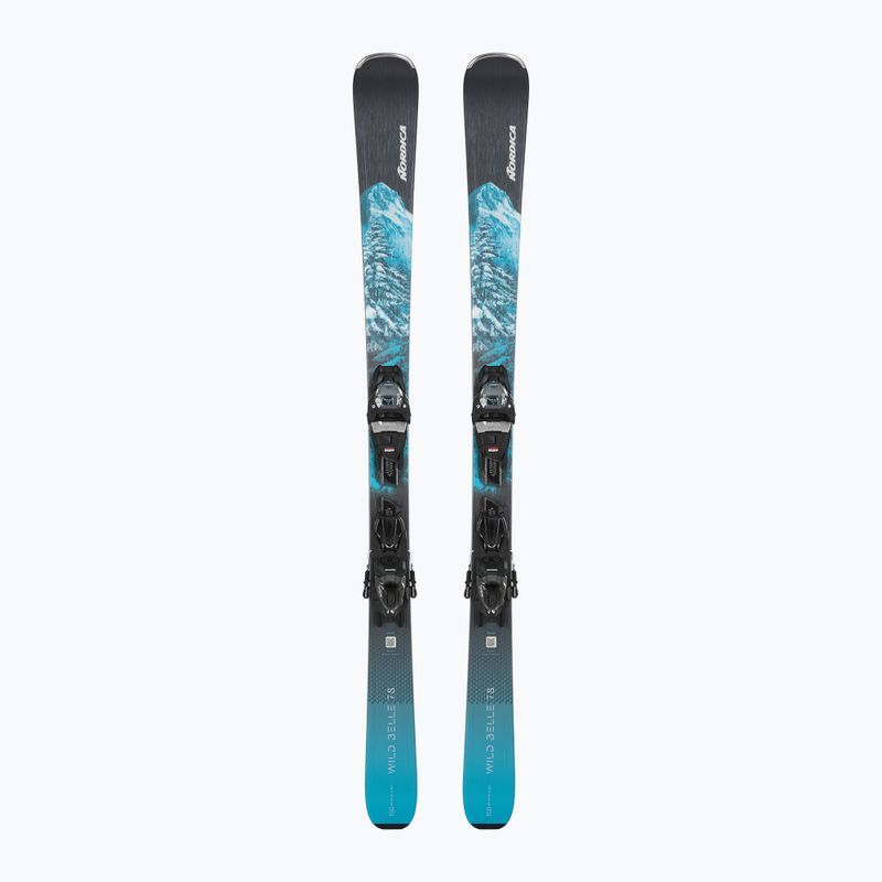 Damen-Alpin-Ski Nordica Wild Belle 78 + Bindungen TP2COMP10 FDT anthracite/aqua