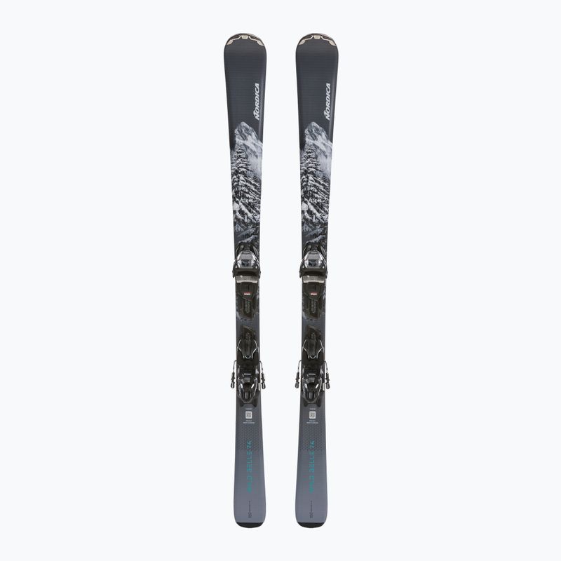 Damen Abfahrtsski Nordica Wild Belle 74 + TP2 COMP10 FDT grau/weiß