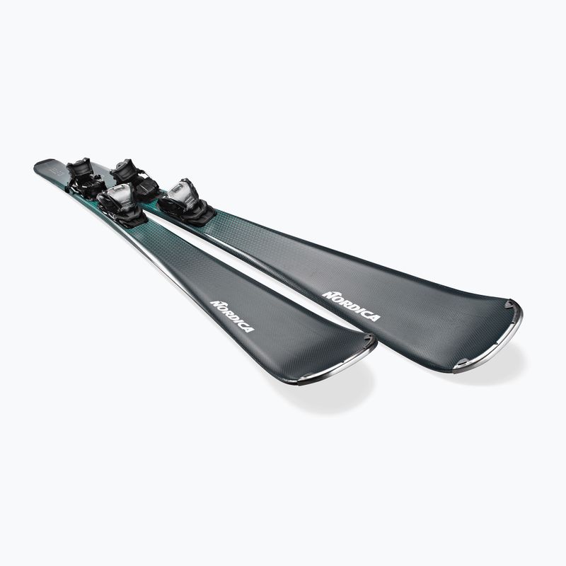 Damen Ski Alpin Nordica Belle 73 + TP2 COMP10 FDT grau/aqua 2