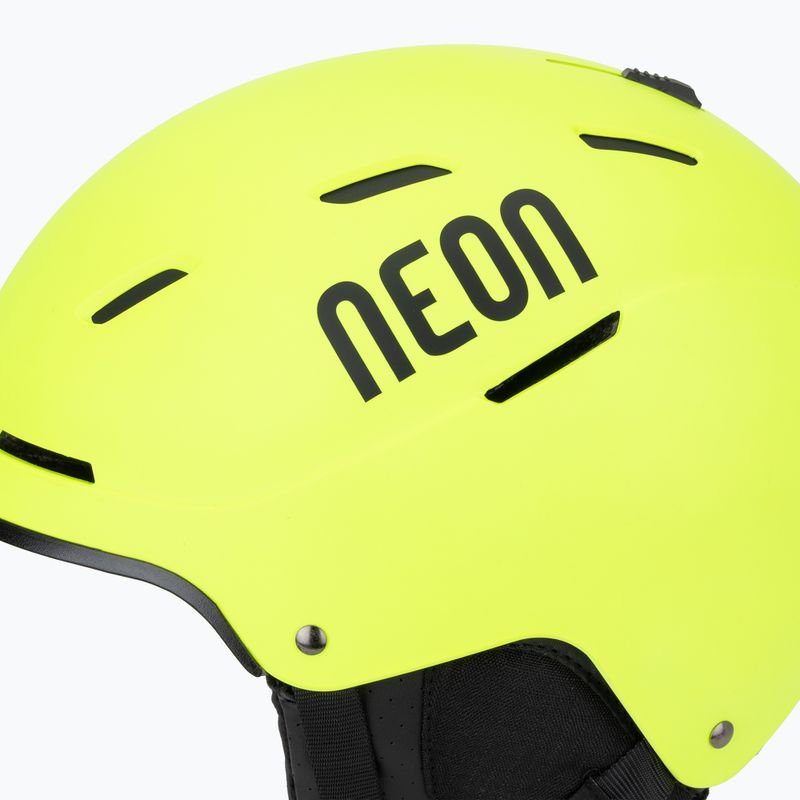 Skihelm Neon Alpha yellow/black 7