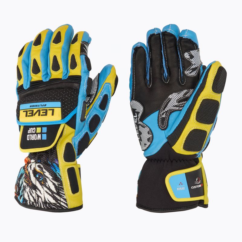 Skihandschuhe Level Worldcup CF yellow/blue