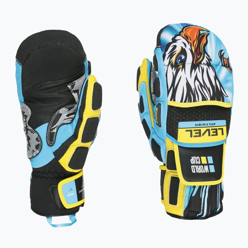 Level Skihandschuhe Worldcup CF Mitt gelb/blau