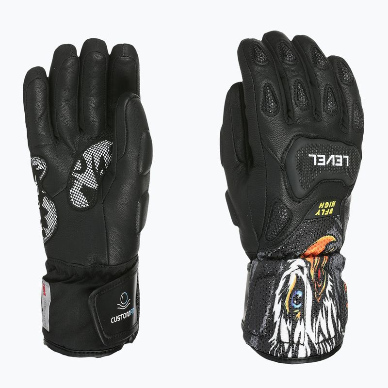 Skihandschuhe Kinder Level Sq JR CF pk black 6