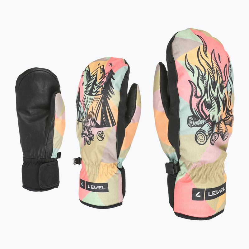 Skihandschuhe Level Vertigo Pro Mitt black/camo 8