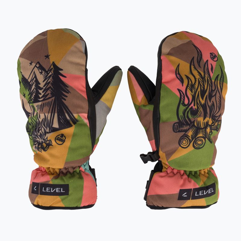 Skihandschuhe Kinder Level Vertigo Mitt Teen wood 2