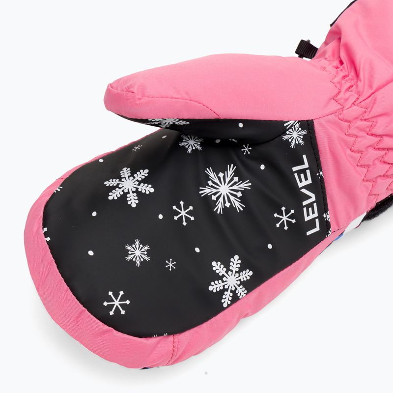 Skihandschuhe Kinder Level Junior Mitt pink 4