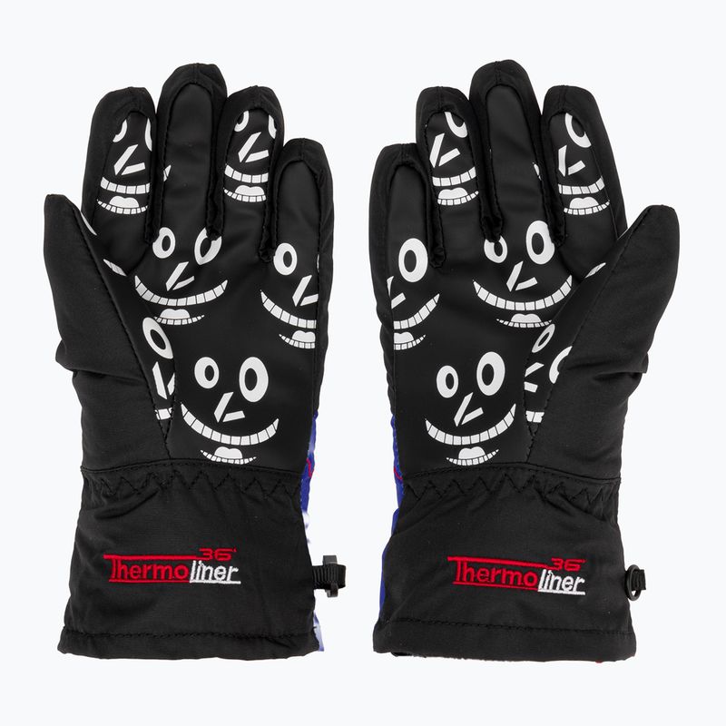 Skihandschuhe Kinder Level Lucky yellow/blue 3