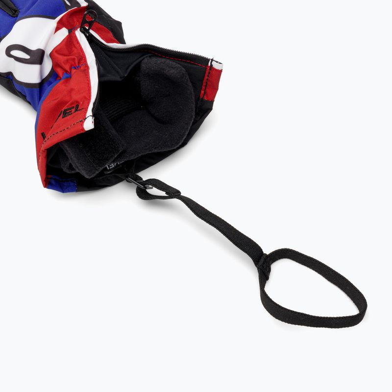 Skihandschuhe Kinder Level Lucky yellow/blue 6