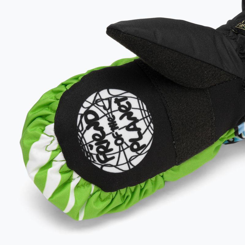 Skihandschuhe Kinder Level Animal lime 4