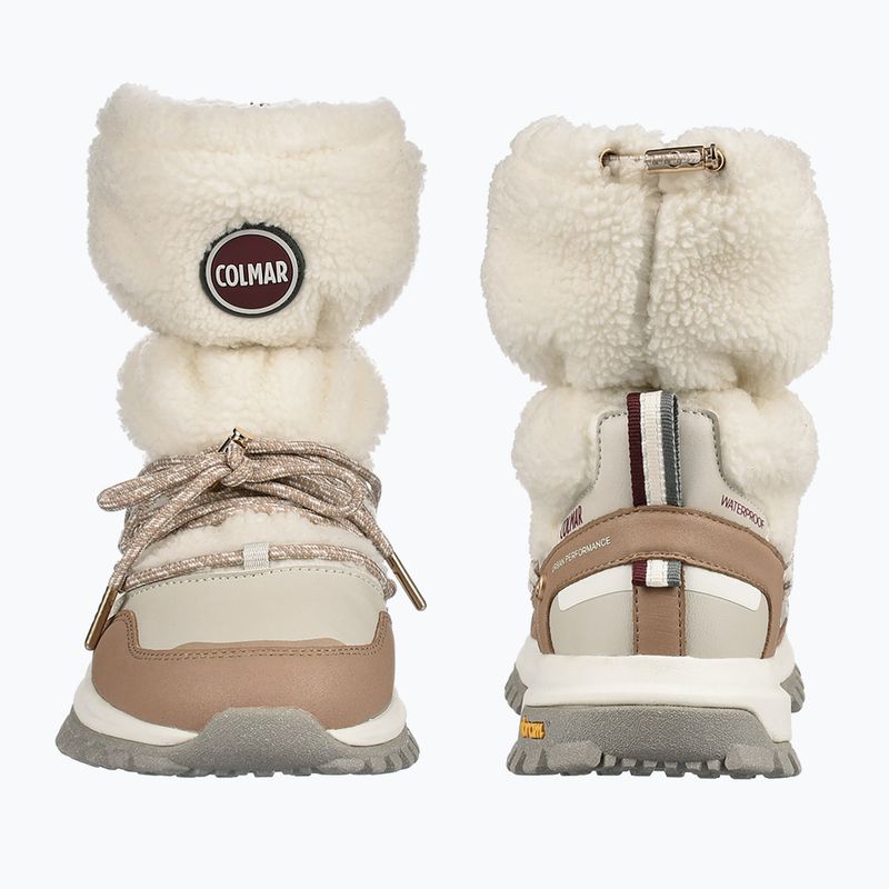 Colmar Warmer Voyage Damen Schneestiefel tan braun/off white 10