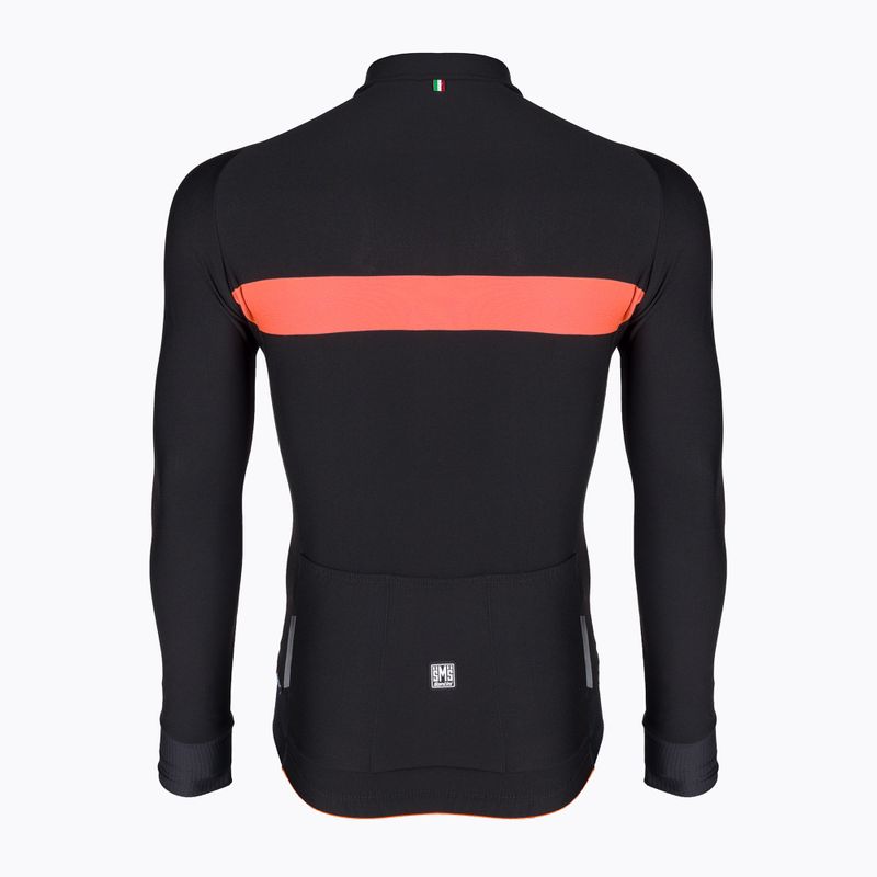 Herren Santini Adapt Fahrradjacke schwarz 1W216075ADAPTNE 2