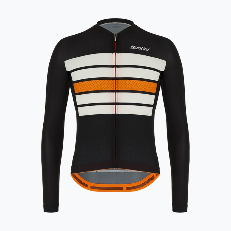 Santini Ecosleek Bengal Herren Radfahren Sweatshirt schwarz 2S215075ESLKBENGBIS