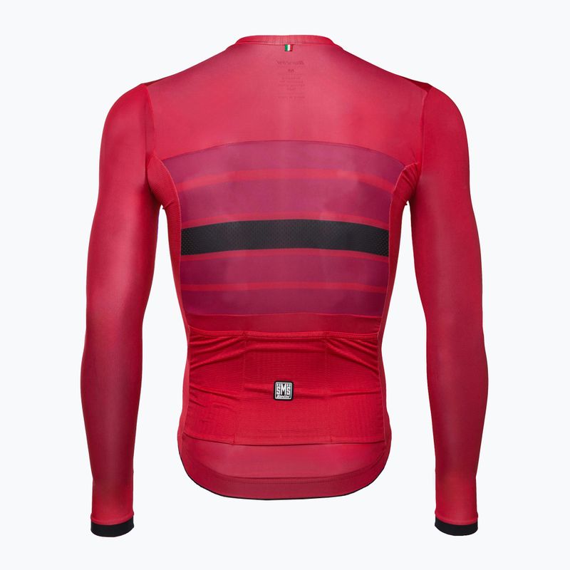 Santini Ecosleek Bengal Herren Radfahren Sweatshirt rot 2S215075ESLKBENGRSS 2