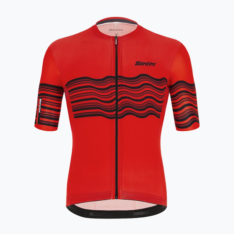 Santini Tono Profilo Herren Fahrradtrikot rot 2S94075TONOPROFRSS