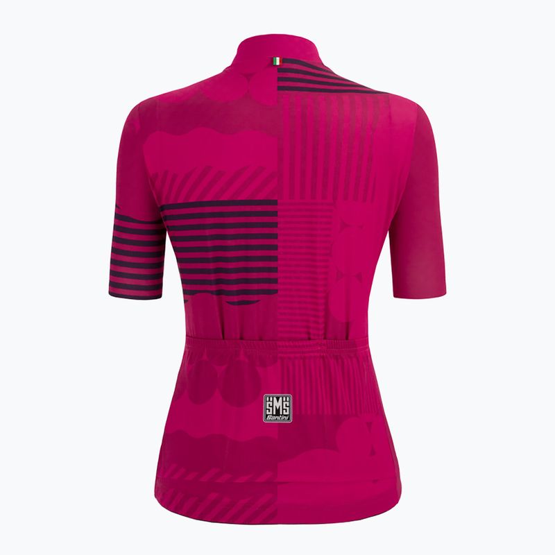 Santini Giada Optic Damen Fahrradtrikot rosa 2S95475GIADAOPTILAS 2