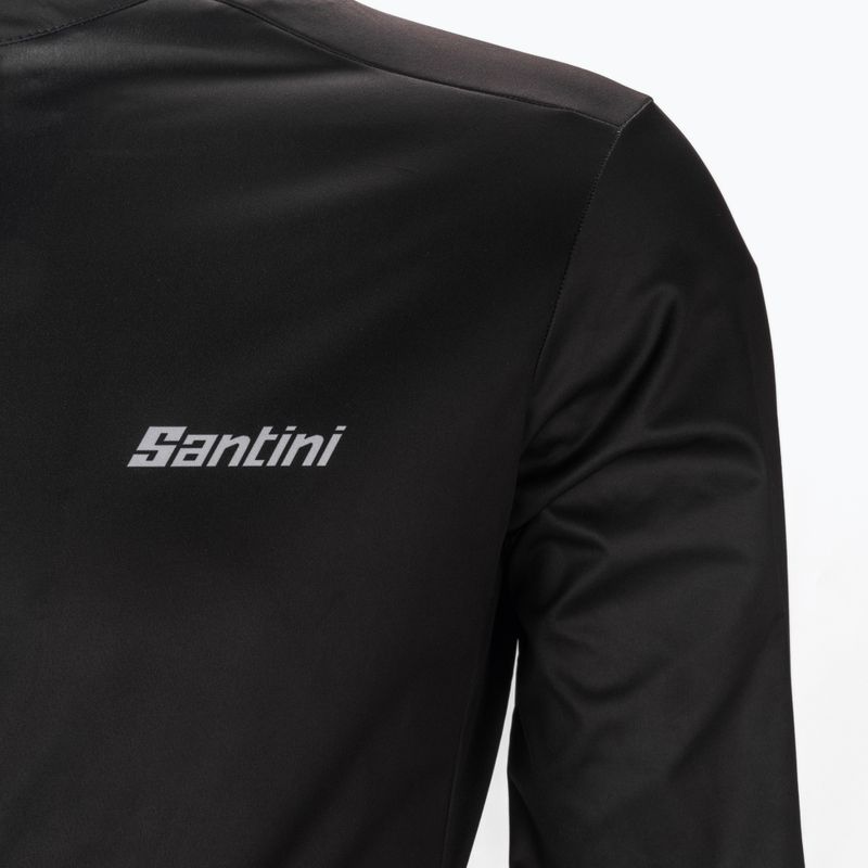 Herren Santini Nebula Windproof/Rain Fahrradjacke schwarz 2W33275NEBULPURONE 3