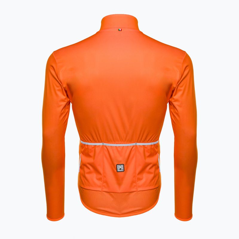 Santini Nebula Puro Herren Fahrradjacke orange 2W33275NEBULPUROAFS 2