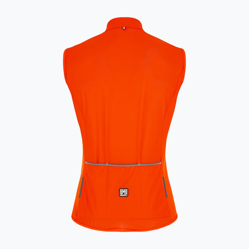 Santini Nebula Puro Herren Fahrradweste orange 2W54275NEBULPUROAFS 2