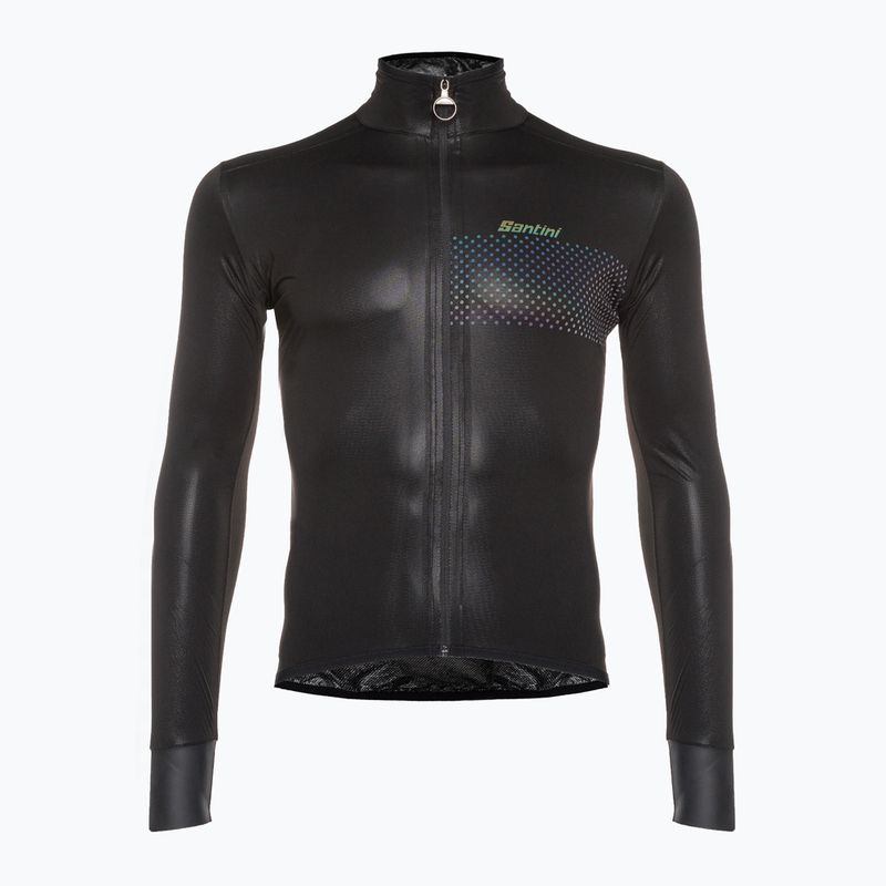 Santini Guard Nimbus Herren Fahrradjacke schwarz 2W52275GUARDNIMBNES