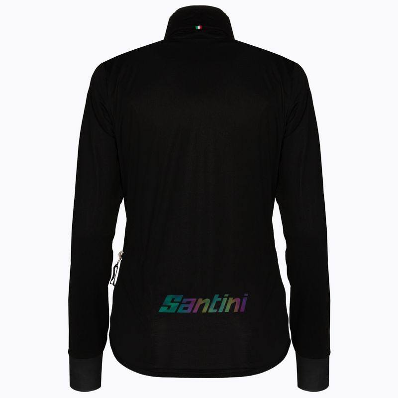 Santini Guard Nimbus Damen Fahrradjacke schwarz 2W52375GUARDNIMBNE 2