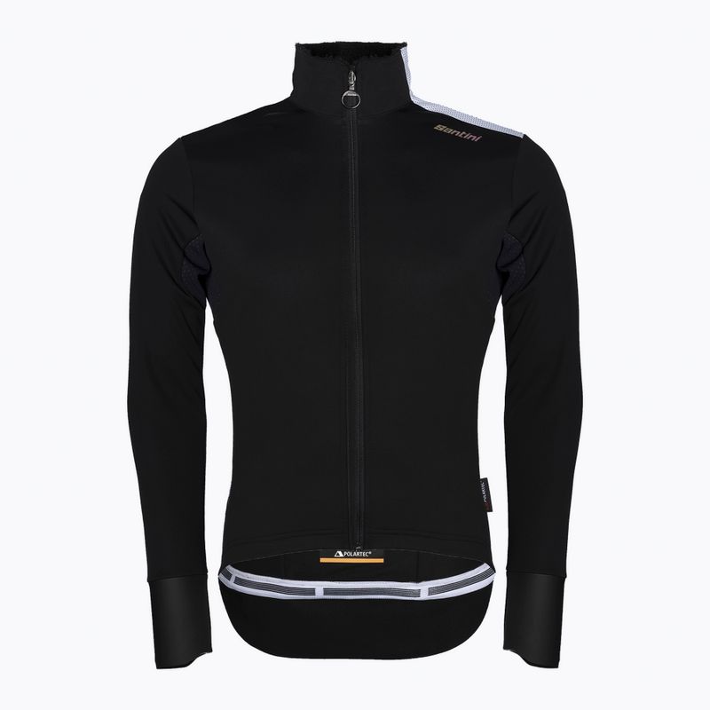 Santini Vega Extreme Herren Fahrradjacke schwarz 2W50775VEGAXNE