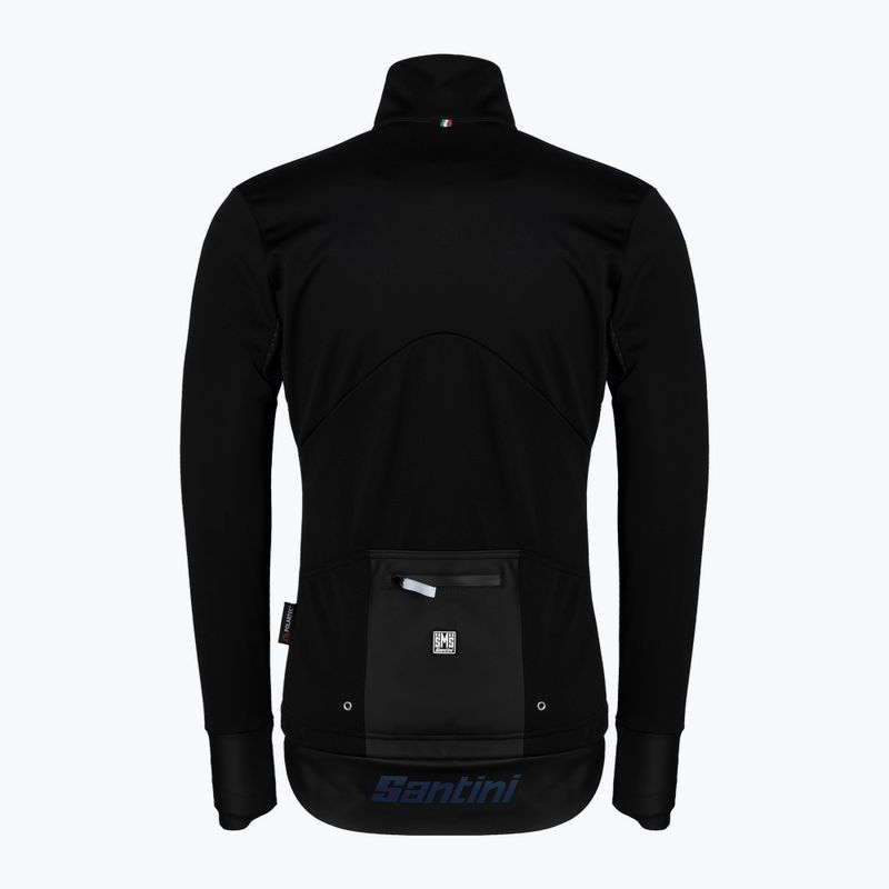 Santini Vega Extreme Herren Fahrradjacke schwarz 2W50775VEGAXNE 2