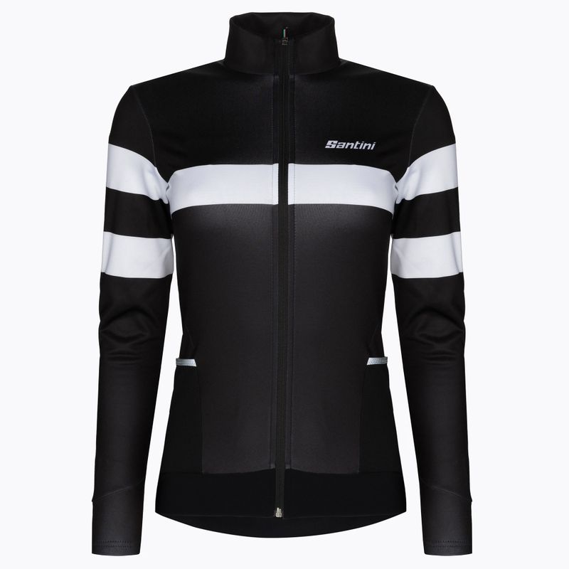 Damen Fahrradjacke Santini Coral Bengal schwarz 2W216175