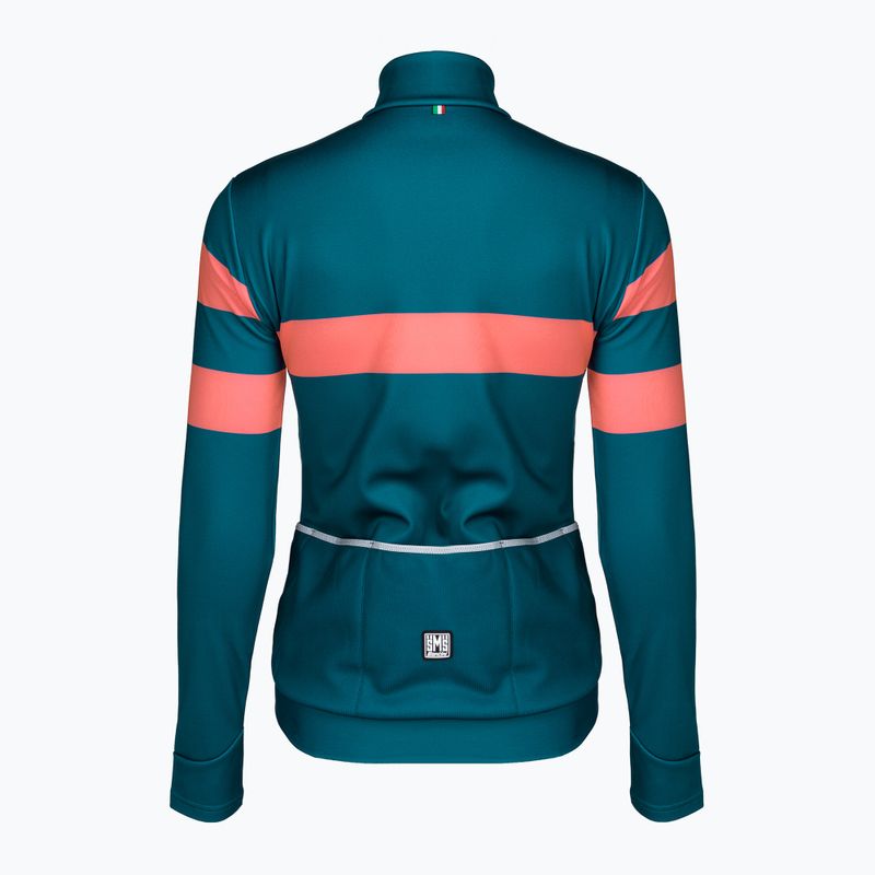 Damen Fahrradjacke Santini Coral Bengal grün 2W216175CORALBENGTE 2