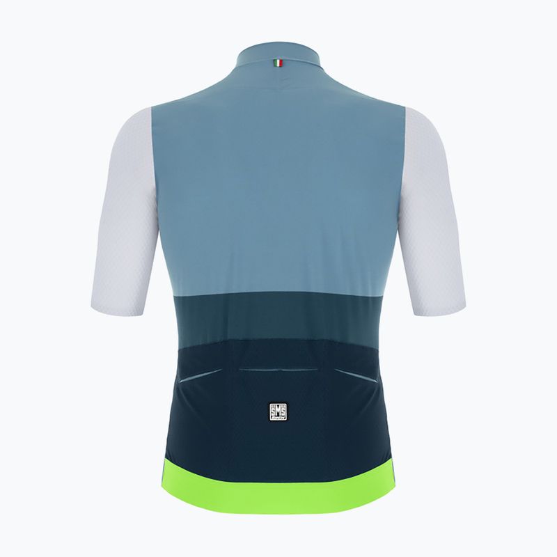 Santini Redux Istinto Fluor grün Herren Radfahren Trikot 2S94475REDUXISTIVFS 2